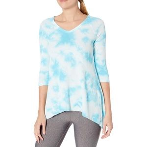 Kensie blue tie dye tunic size XS NWT